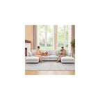 Oprisen 151" Oversized Modular Sectional Sofa, 6 Seat U Shaped Couch