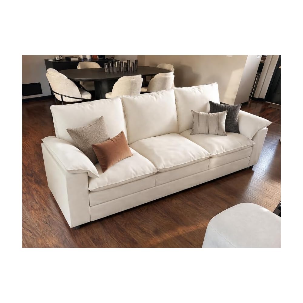 89" Modern Cloud Couches for Living Room, 3 Seater Couch for Small Spaces